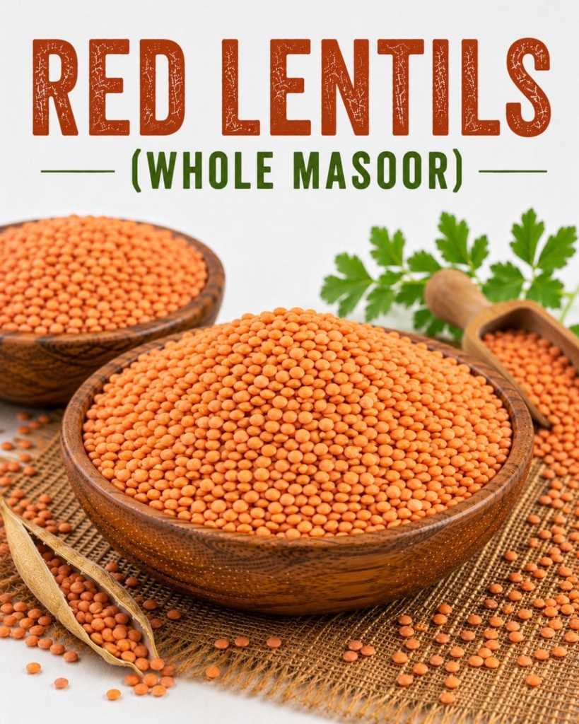Red Lentils (Whole Masoor)